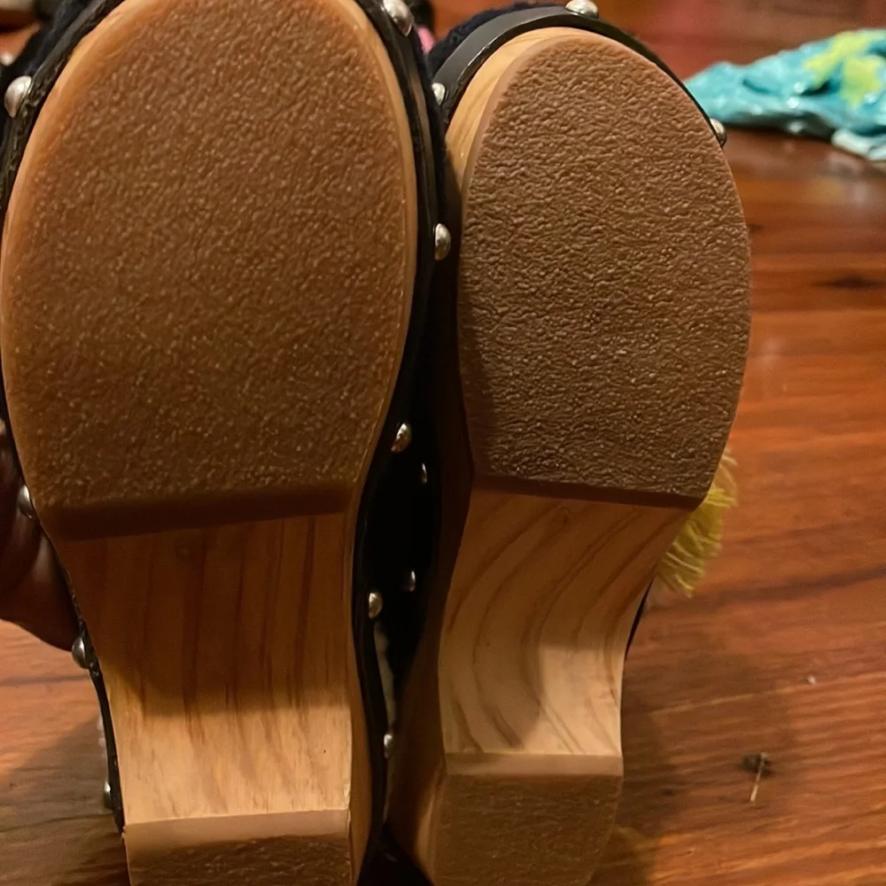 Fur(shearling) clogs - Picture 4 of 4